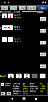 PokerCruncher-Advanced-Android - Basic Calculation