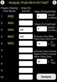 ICM Cruncher - Analyze Push All-In Or Fold?