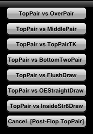 Poker Odds Teacher - Post-Flop TopPair Scenarios