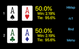 PokerCruncher - Equity: AA vs. AA