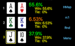 PokerCruncher - %age's, Basic Calculation