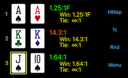 PokerCruncher - n:1 Odds, Basic Calculation