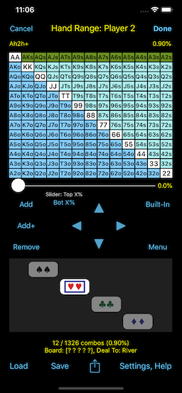 PokerCruncher - Select Suits In Hand Ranges