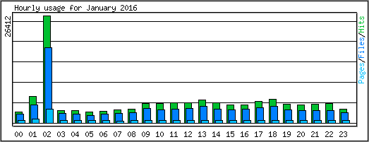 Hourly usage
